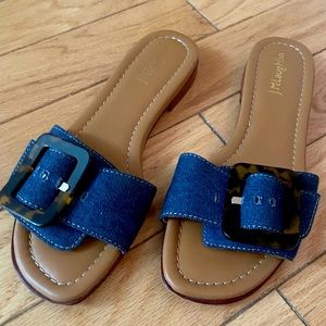 J. McLaughlin Bella Buckle Slide Sandals